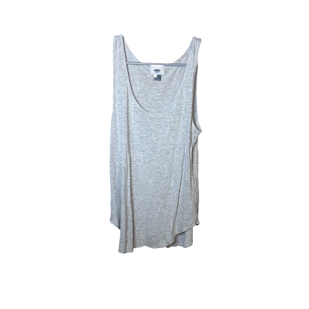 Old Navy Gray Long Tank Top Small